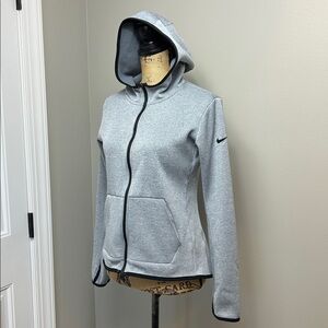 Nike Dri- fit  Gray and black Full-Zip Hoodie